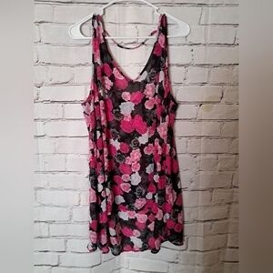Torrid Floral Sheer Tank Size 1